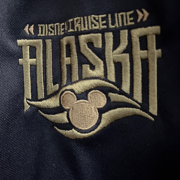 Men’s Nike golf quarter zip/Alaska cruise line XL/ navy with gray. Like new. - Picture 2 of 3